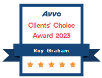 Avvo Clients' Choice Award 2023 | Roy Graham | 5 Stars